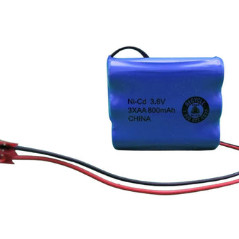 EverGreen NCAA800-3B 3 x AA 3.6V 800mAh Nickel Cadmium (Ni-Cd) Battery Pack with AMP-643813-2P Connector for SureLite 026-148