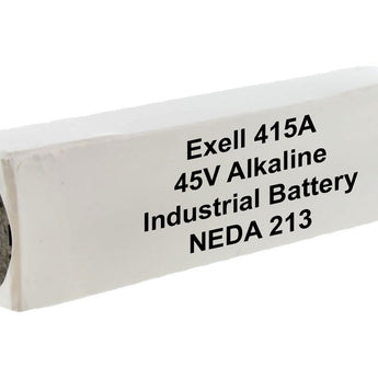 Exell 415A 45V Alkaline Industrial Battery for VOMs, Radios - Replaces Eveready 415, BLR102
