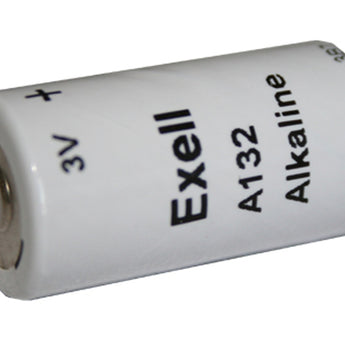 Exell A132 3V Alkaline Industrial Battery for Military Night Vision Binoculars - Replaces E132N