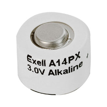 Exell A14PX 14APX 3V Alkaline Button Cell Battery for Cosina SSL 800 Macro Cameras - Replaces EPX14