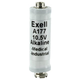 Exell A177 10.5V Alkaline Industrial Battery for Microphones - Replaces Eveready EN177A, Duracell PC177A