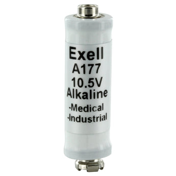 Exell A177 10.5V Alkaline Industrial Battery for Microphones - Replaces Eveready EN177A, Duracell PC177A