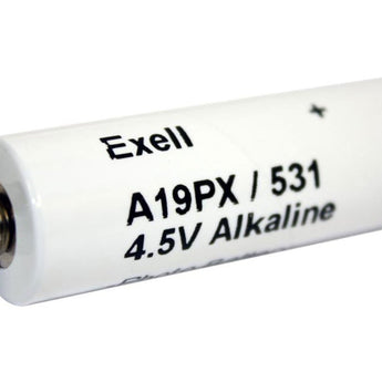 Exell A19PX 531 4.5V Alkaline Industrial Battery for Polaroid Cameras - Replaces Eveready 531