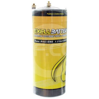 Exell EB-R40 200Ah 1.5V Zinc Air Alkaline Radio Battery