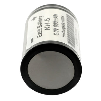 Exell NH5 800mAh 6V Nickel Metal Hydride (NiMH) Rechargeable Camera Battery for Hasselblad 500 EL