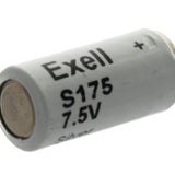 Exell S175 150mAh 7.5V Silver Oxide (Zn/Ag20) Microphone Battery