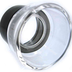 10x Plastic Magnifier Eye Loupe Angled View of Eyepiece
