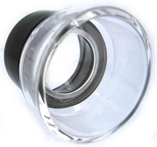 10x Plastic Magnifier Eye Loupe Angled View of Eyepiece