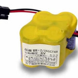 Energy+ BR-2/3A4F 2900mAh 6V Lithium Primary (LiMnO2) Battery Pack - Replacement for Fanuc Robot Controller - Heat Sealed Bag