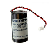 Energy+ CR17335SE-WR 1800mAh 3V Lithium Primary (LiMNO2) Battery Pack for Quantum PLC Logic Controllers - Heat Sealed Bag