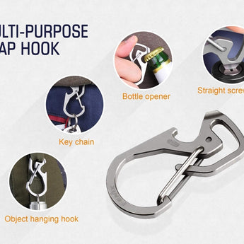 Fenix ALB-20 Multi-Purpose Snap Hook - TC4 Titanium Alloy