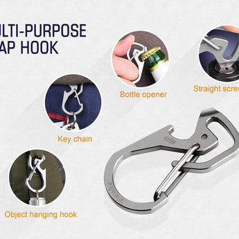 Fenix ALB-20 Multi-Purpose Snap Hook - TC4 Titanium Alloy