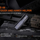 Fenix ALG-06 M-LOK Rail Clamp for Remote Pressure Switch