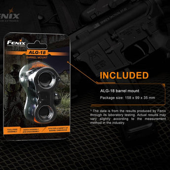 Fenix ALG-18 Barrel Mount for Flashlights with Quick Release