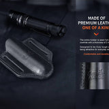 Fenix ALP-20 Open Top Leather Holster for the TK, PD and HT Series Flashlights