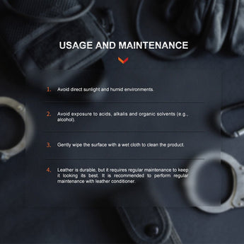 Fenix ALP-20 Open Top Leather Holster for the TK, PD and HT Series Flashlights