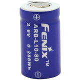 Fenix ARB-L10-80 10180 80mAh 3.6V Unprotected Lithium Ion (Li-ion) Button Top Battery
