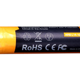 Fenix ARB-L14U 14500 1600mAh 1.5V Lithium Ion (Li-ion) Button Top Battery with Micro USB Charging Port - Clam Shell