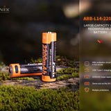 Fenix ARB-L14 14500 2200mAh 1.5V Lithium Ion (Li-ion) Button Top Battery with Micro USB Charging Port