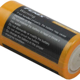 Fenix ARB-L16 16340 700mAh 3.7V Protected Lithium Ion (Li-Ion) Button Top Battery for PD25 and PD22UE Flashlights - Retail Packaging