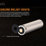 Fenix ARB-L18-3000P 18650 3000mAh 3.6V Protected Lithium Ion (Li-ion) Button Top Battery - Clam Shell