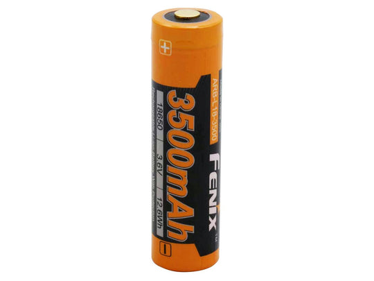 Fenix ARB-L18 18650 3500mAh 3.6V Protected Lithium Ion (Li-ion) Button Top Battery - Clam Shell