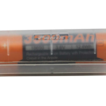 Fenix ARB-L18U 18650 3500mAh 3.6V Protected Lithium Ion (Li-ion) Button Top Battery with Micro USB Charging Port - Clam Shell