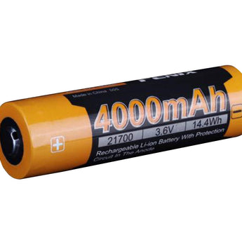 Fenix ARB-L21-4000P 21700 5000mAh 3.6V Protected High-Drain Lithium Ion (Li-ion) Button Top Battery
