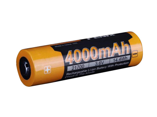 Fenix ARB-L21-4000P 21700 4000mAh 3.6V Protected High-Drain Lithium Ion (Li-ion) Button Top Battery