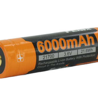 Fenix ARB-L21-6000 21700 6000mAh 3.6V Protected High-Drain Lithium Ion (Li-ion) Button Top Battery
