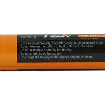 Fenix ARB-L21-6000 21700 6000mAh 3.6V Protected High-Drain Lithium Ion (Li-ion) Button Top Battery