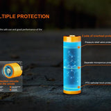 Fenix ARB-L21-6000 21700 6000mAh 3.6V Protected High-Drain Lithium Ion (Li-ion) Button Top Battery