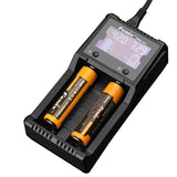 Fenix ARE-A2 Dual Channel Smart Charger for Li-ion, NiMH, and NiCd Batteries