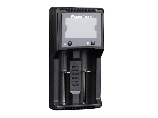 Fenix ARE-A2 Dual Channel Smart Charger for Li-ion, NiMH, and NiCd Batteries