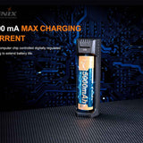 Fenix ARE-X1 V2.0 Single Bay Smart Charger for 18650, 21700 and 26650 Batteries