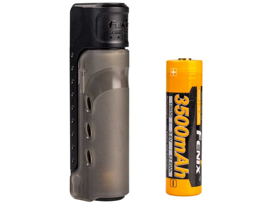 Fenix ARE-X11 Battery Charging Kit - Includes 1 x ARE-X11 Smart Charger and 1 x ARB-L18 18650 3500mAh 3.6V Protected Lithium Ion (Li-ion) Button Top Battery