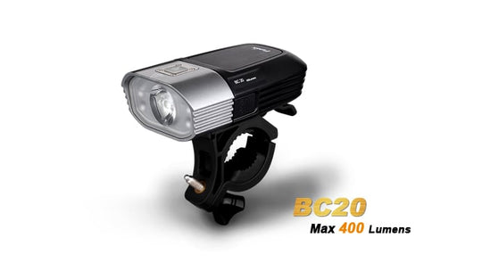 Fenix BC20 LED Bike Light - CREE XP-G2 -R5 - 400 Lumens - Uses 4 x AA