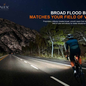 Fenix BC21R V3.0 USB-C Rechargeable LED Bike Light - 1200 Lumens - Luminus SST40 - Includes 1 x 18650