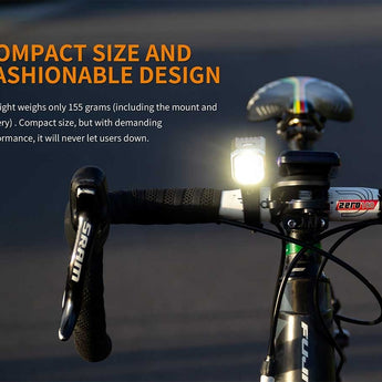 Fenix BC25R Rechargeable Bike Light - CREE XP-G3 LED - 600 Lumens - Includes Built-In 2600mAh Li-ion Battery Pack