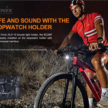 Fenix BC26R USB-C Rechargeable LED Bike Light - 1600 Lumens - Luminus SST40 - Includes 1 x 21700