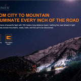 Fenix BC26R USB-C Rechargeable LED Bike Light - 1600 Lumens - Luminus SST40 - Includes 1 x 21700