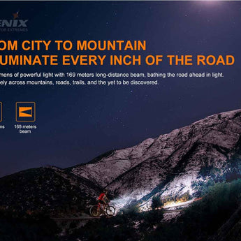 Fenix BC26R USB-C Rechargeable LED Bike Light - 1600 Lumens - Luminus SST40 - Includes 1 x 21700