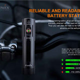Fenix BC26R USB-C Rechargeable LED Bike Light - 1600 Lumens - Luminus SST40 - Includes 1 x 21700
