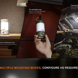 Fenix CL26R Pro USB-C Rechargeable LED Lantern - 650 Lumens - Includes 1 x 21700 - Olive Drab, Grey Camo, or White Marble