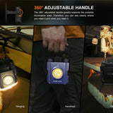 Fenix CL27R USB-C Rechargeable LED Lantern - 1600 Lumens - Includes 1 x 21700 - Wild Green or Glacier Blue