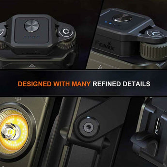 Fenix CL27R USB-C Rechargeable LED Lantern - 1600 Lumens - Includes 1 x 21700 - Wild Green or Glacier Blue