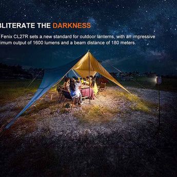 Fenix CL27R USB-C Rechargeable LED Lantern - 1600 Lumens - Includes 1 x 21700 - Wild Green or Glacier Blue