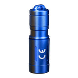 Fenix E02R Rechargeable KeyChain Flashlight - Luminus SST20 - 200 Lumens - Uses Built-In 120mAh Li-Poly Battery Pack - Available in Black, Blue or Brown