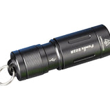 Fenix E02R Rechargeable KeyChain Flashlight - Luminus SST20 - 200 Lumens - Uses Built-In 120mAh Li-Poly Battery Pack - Available in Black, Blue or Brown