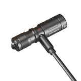 Fenix E02R Rechargeable KeyChain Flashlight - Luminus SST20 - 200 Lumens - Uses Built-In 120mAh Li-Poly Battery Pack - Available in Black, Blue or Brown